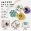 Colorful flower magnetic stickers, creative fridge magnets, home decoration magnetic stickers full image